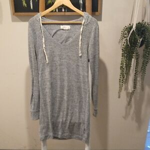Abercrombie & Fitch Gray Long Sleeve Dress
